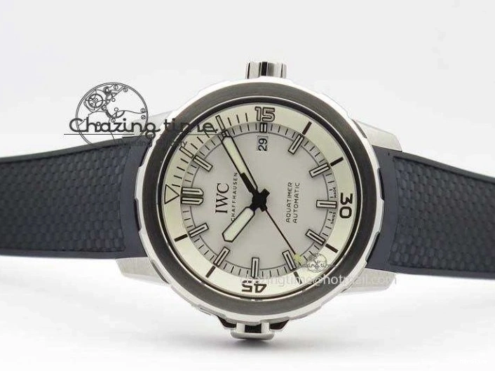 MIROTIME 0501 TechFriendly Aquatimer Automatic SS IW329003 V6F 1:1 Best Edition On Black Rubber Strap MIYOTA 7271